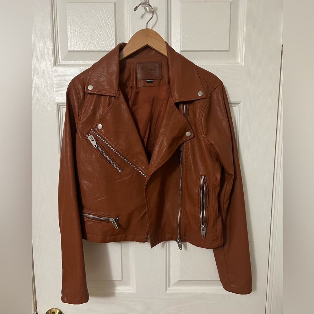 BLANKNYC Brown Faux Leather Jacket